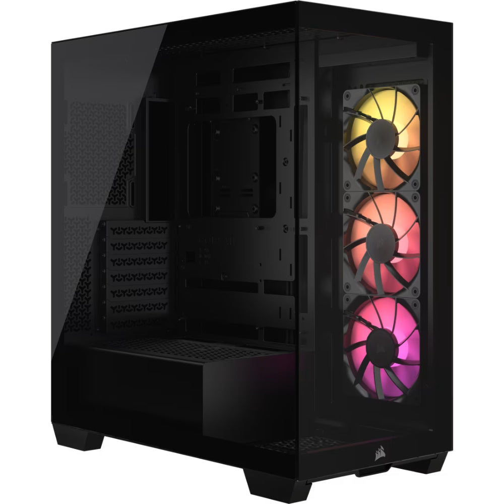 Corsair 3500X ARGB Mid-Tower PC Case | Wraparound Glass with Stunning ARGB Cooling
