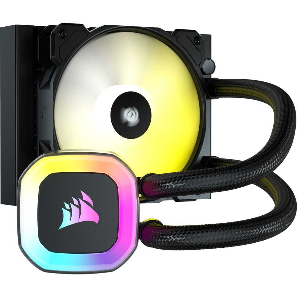 Corsair H55 RGB 120mm Liquid CPU Cooler | Compact RGB Cooling with Quiet, Efficient Performance