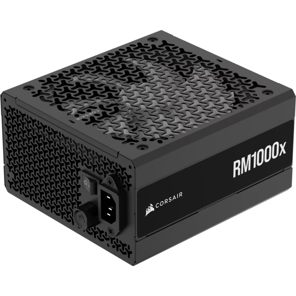 Corsair RM1000x Fully Modular PSU (CP-9020271-UK) | 1000W ATX 3.1 Gold-Certified Power Supply for High-End Builds