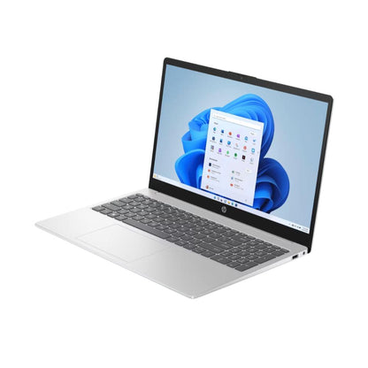 HP Laptop AI 15-fd2102TU | Intel Core Ultra 7 255U | 8GB DDR5 | 512GB SSD | 15.6" FHD | Wi-Fi 6 | Natural Silver