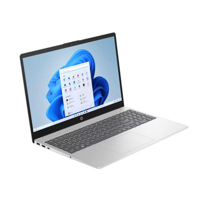 HP Laptop AI 15-fd2102TU | Intel Core Ultra 7 255U | 8GB DDR5 | 512GB SSD | 15.6" FHD | Wi-Fi 6 | Natural Silver