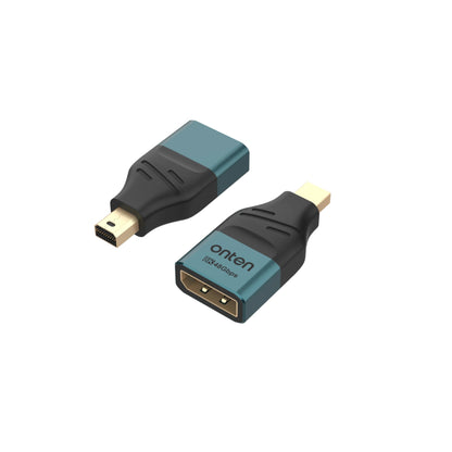 Onten OTN-DP83 | Mini DisplayPort to DisplayPort Adapter | 4K@60Hz | Gold-Plated Connectors | Plug & Play | Unidirectional | For MacBook, Surface, Graphics Cards, Monitors