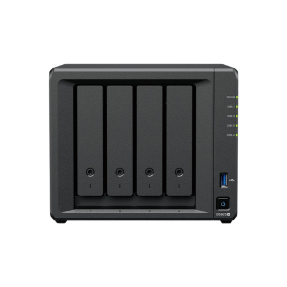 Synology DiskStation DS925+ | 4-Bay NAS Storage Server | 2.5GbE | NVMe Cache | Expandable to 180TB