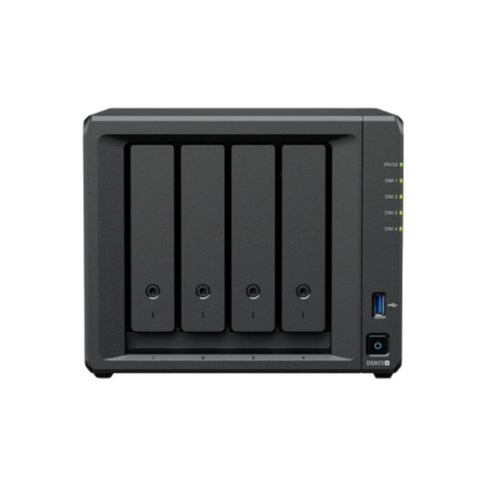 Synology DiskStation DS925+ | 4-Bay NAS Storage Server | 2.5GbE | NVMe Cache | Expandable to 180TB