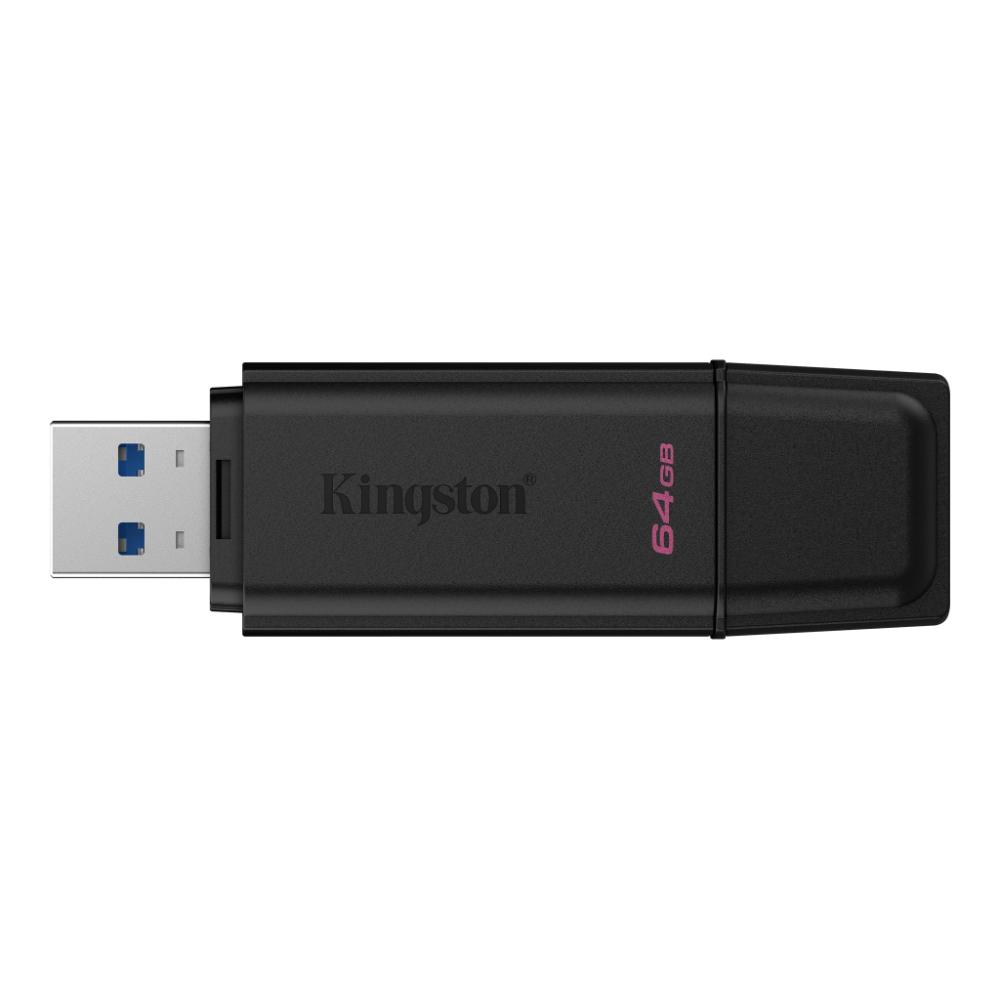 Kingston DataTraveler Exodia USB-A Flash Drive | USB 3.2 Gen 1 (5Gb/s) | 64GB–512GB | Snap-On Cap