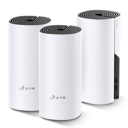 TP-Link Deco M4 (3-Pack) AC1200 Whole Home Mesh Wi-Fi System | Seamless Mesh Coverage for Up to 4,000 Sq. Ft.