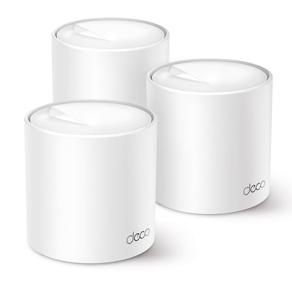 TP-Link Deco X50 (3-Pack) AX3000 Whole Home Mesh WiFi 6 System | AI-Driven Mesh Coverage with Gigabit Speed and HomeShield Security