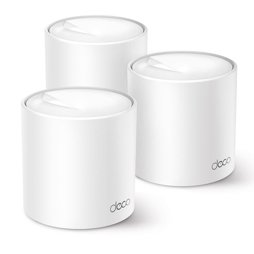 TP-Link Deco X50 (3-Pack) AX3000 Whole Home Mesh WiFi 6 System | AI-Driven Mesh Coverage | Gigabit Ports | HomeShield Security