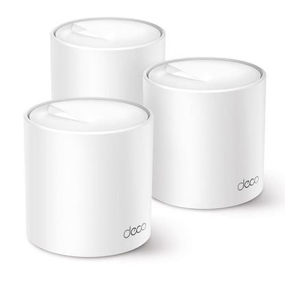 TP-Link Deco X50 (3-Pack) AX3000 Whole Home Mesh WiFi 6 System | AI-Driven Mesh Coverage | Gigabit Ports | HomeShield Security