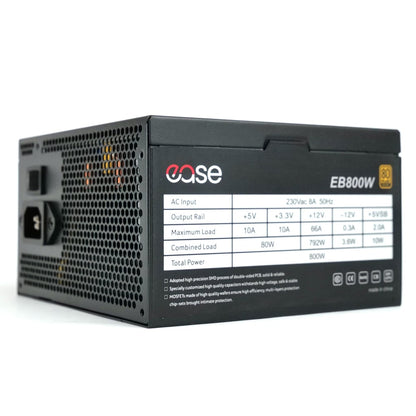 EASE EB800W 80+ Bronze Power Supply | Reliable 800W Performance for Demanding Systems