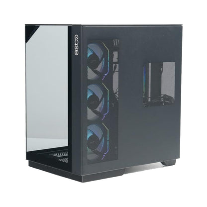 EASE EC125 Tempered Glass Gaming Case | 5x ARGB Infinity Fans | Type-C | 360mm Radiator Support