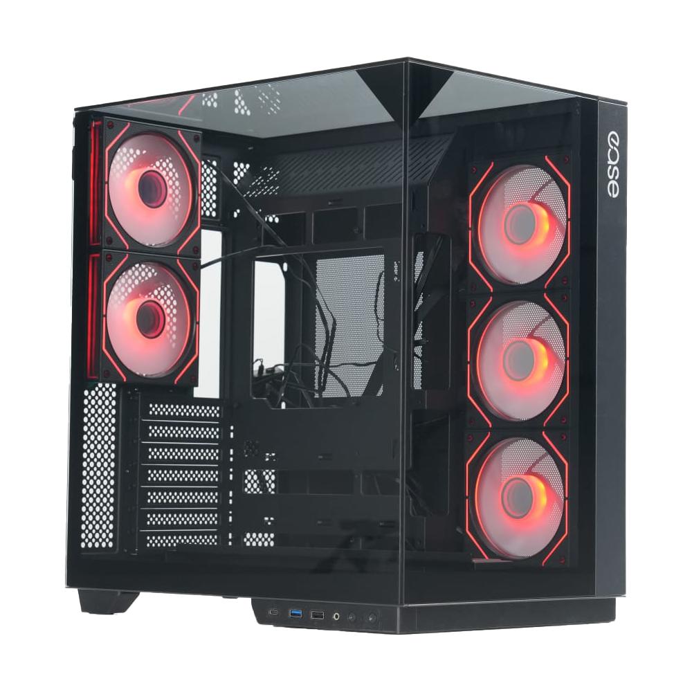EASE EC125 Tempered Glass Gaming Case | 5x ARGB Infinity Fans | Type-C | 360mm Radiator Support