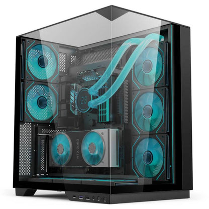 EASE EC125 Tempered Glass Gaming Case | 5x ARGB Infinity Fans | Type-C | 360mm Radiator Support