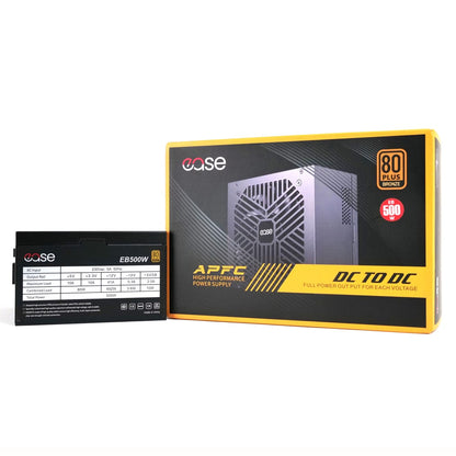 EASE EB500 500W 80 Plus Bronze Power Supply | Reliable Efficiency for Stable PC Performance