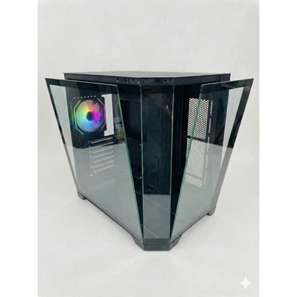 EASE EC124IF Pro Panoramic ATX Gaming Case | Tempered Glass | ARGB Fan | 360mm Liquid Cooling Support