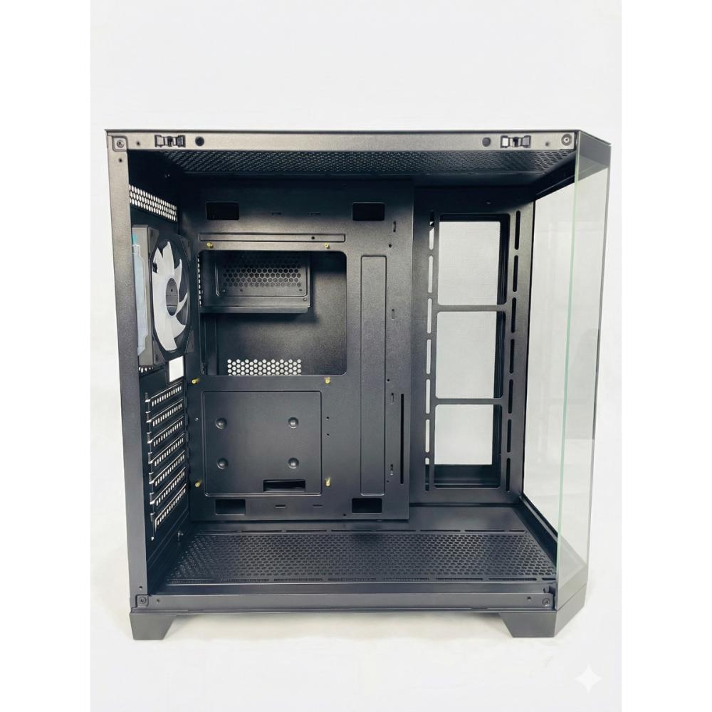 EASE EC124IF Pro Panoramic ATX Gaming Case | Tempered Glass | ARGB Fan | 360mm Liquid Cooling Support