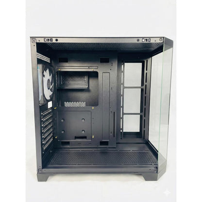 EASE EC124IF Pro Panoramic ATX Gaming Case | Tempered Glass | ARGB Fan | 360mm Liquid Cooling Support