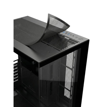 EASE EC124IF ATX Gaming Case | Panoramic Tempered Glass | Mesh Top | ARGB Fan | 360mm Liquid Cooling Support