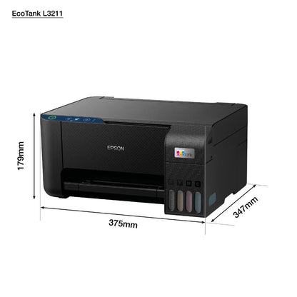 Epson EcoTank L3211 | A4 Multifunction Ink Tank Printer (Print, Scan, Copy)