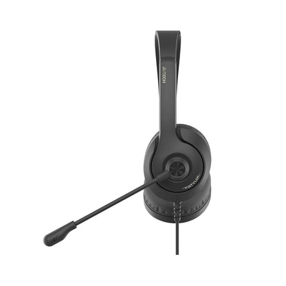 A4Tech FH100i Stereo Headset | 40mm Speaker | Rotatable Microphone | 3.5mm Audio Connection