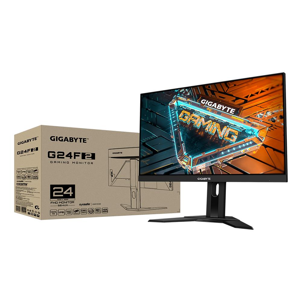 GIGABYTE G24F 2 Gaming Monitor | 23.8" FHD SS IPS Display | 180Hz (OC) | 1ms MPRT | Adaptive-Sync | HDR Ready