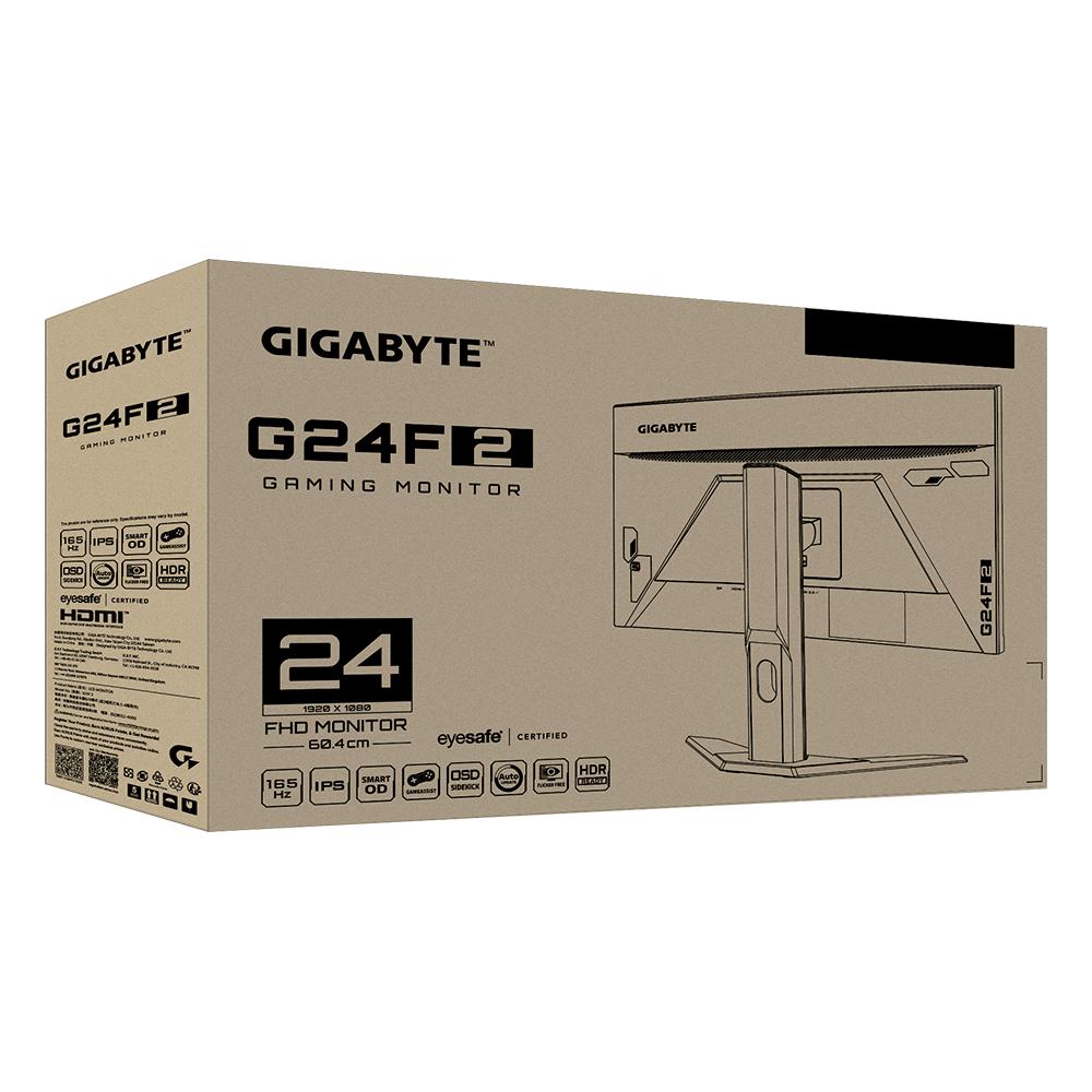 GIGABYTE G24F 2 Gaming Monitor | 23.8" FHD SS IPS Display | 180Hz (OC) | 1ms MPRT | Adaptive-Sync | HDR Ready