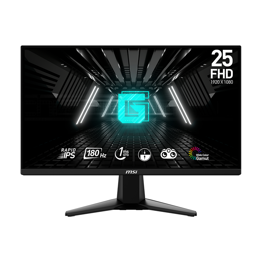 MSI G255F | 24.5" FHD 180Hz Rapid IPS Gaming Monitor