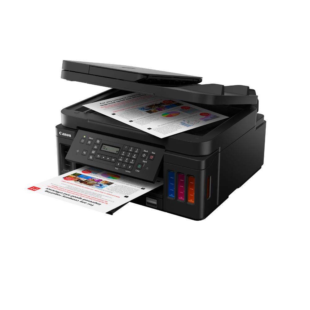 Canon PIXMA G7070 | Wireless MegaTank All-in-One Printer with Fax, Automatic Duplex, ADF, 350-Sheet Capacity