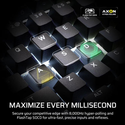 CORSAIR GALLEON 100 SD Stream Deck-Integrated Mechanical Gaming Keyboard | 8,000Hz Hyper-Polling | MLX Pulse Linear Switches | FlashTap SOCD | RGB