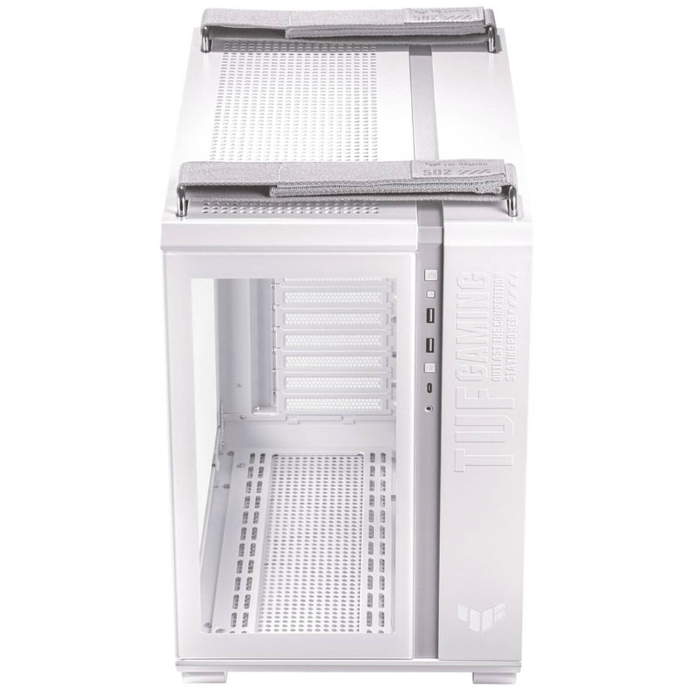 ASUS TUF GAMING GT502 | Mid Tower Case | Dual-Chamber Design | Tempered Glass Panels | Extensive Cooling Support | Military-Grade Style