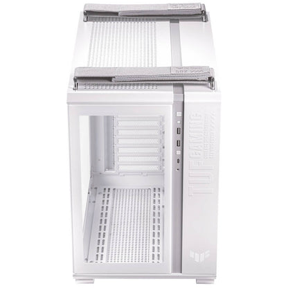 ASUS TUF GAMING GT502 | Mid Tower Case | Dual-Chamber Design | Tempered Glass Panels | Extensive Cooling Support | Military-Grade Style