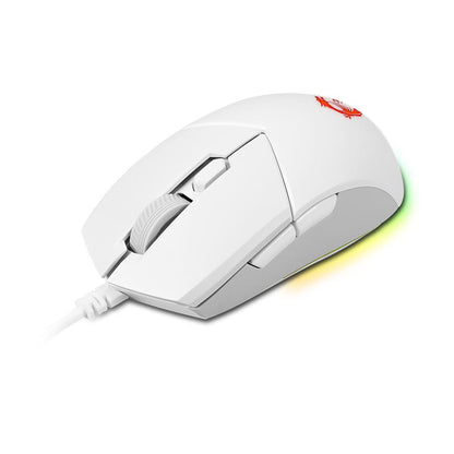 MSI Vigor GK30 White Combo Gaming Keyboard & Mouse | RGB Backlighting, Mechanical-Like Switches, Water-Resistant Design