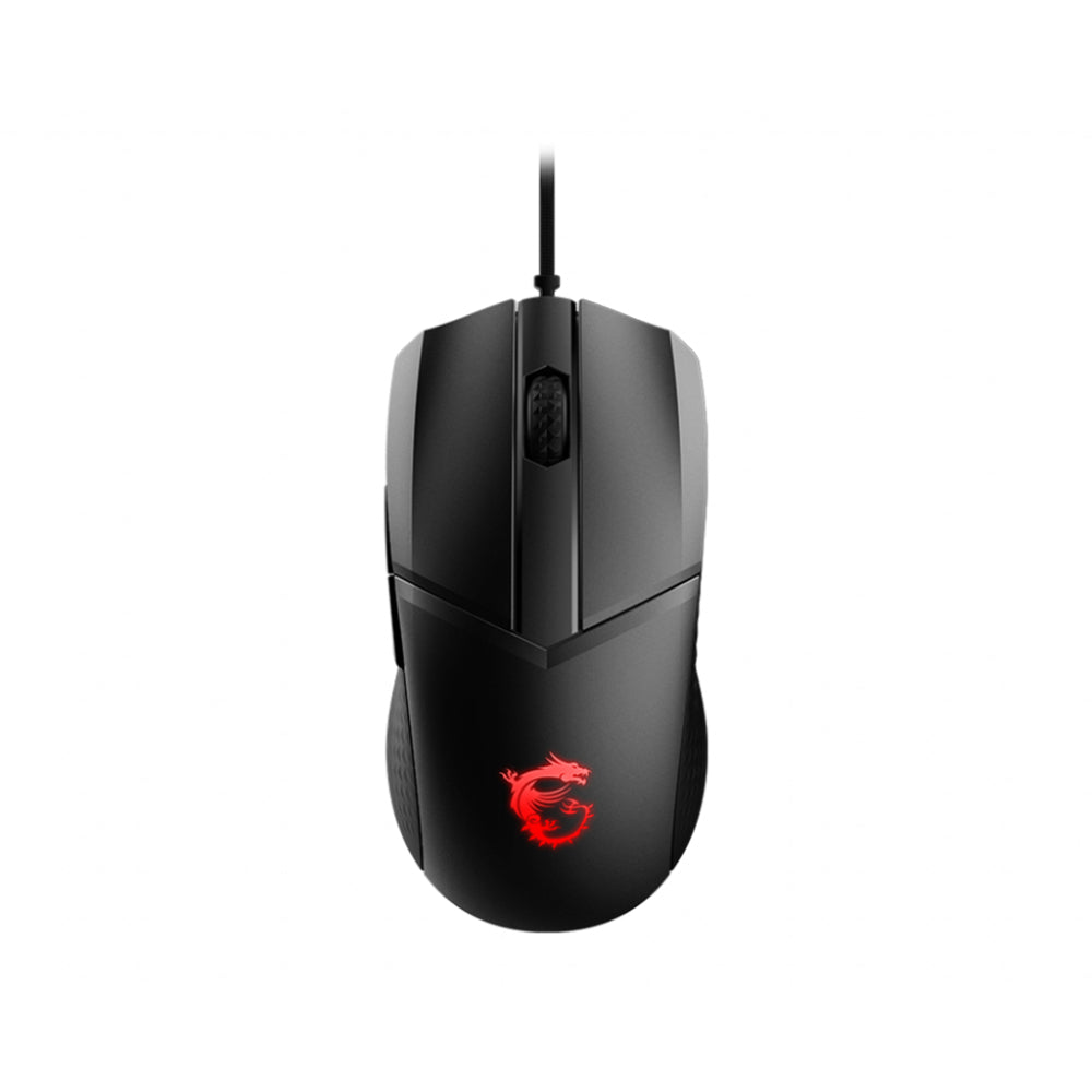 MSI Clutch GM41 Lightweight V2 | Wired RGB Gaming Mouse | 16,000 DPI PixArt Sensor | 65g Ultra-Lightweight | NVIDIA Reflex Latency Analyzer | Omron Switches | MSI Mystic Light | USB Wired | Matte Black | For FPS, Competitive Gaming, and Esports