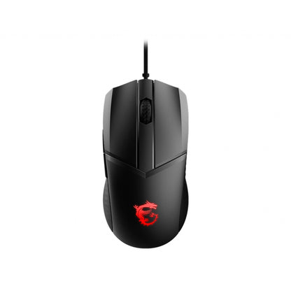 MSI Clutch GM41 Lightweight V2 | Wired RGB Gaming Mouse | 16,000 DPI PixArt Sensor | 65g Ultra-Lightweight | NVIDIA Reflex Latency Analyzer | Omron Switches | MSI Mystic Light | USB Wired | Matte Black | For FPS, Competitive Gaming, and Esports