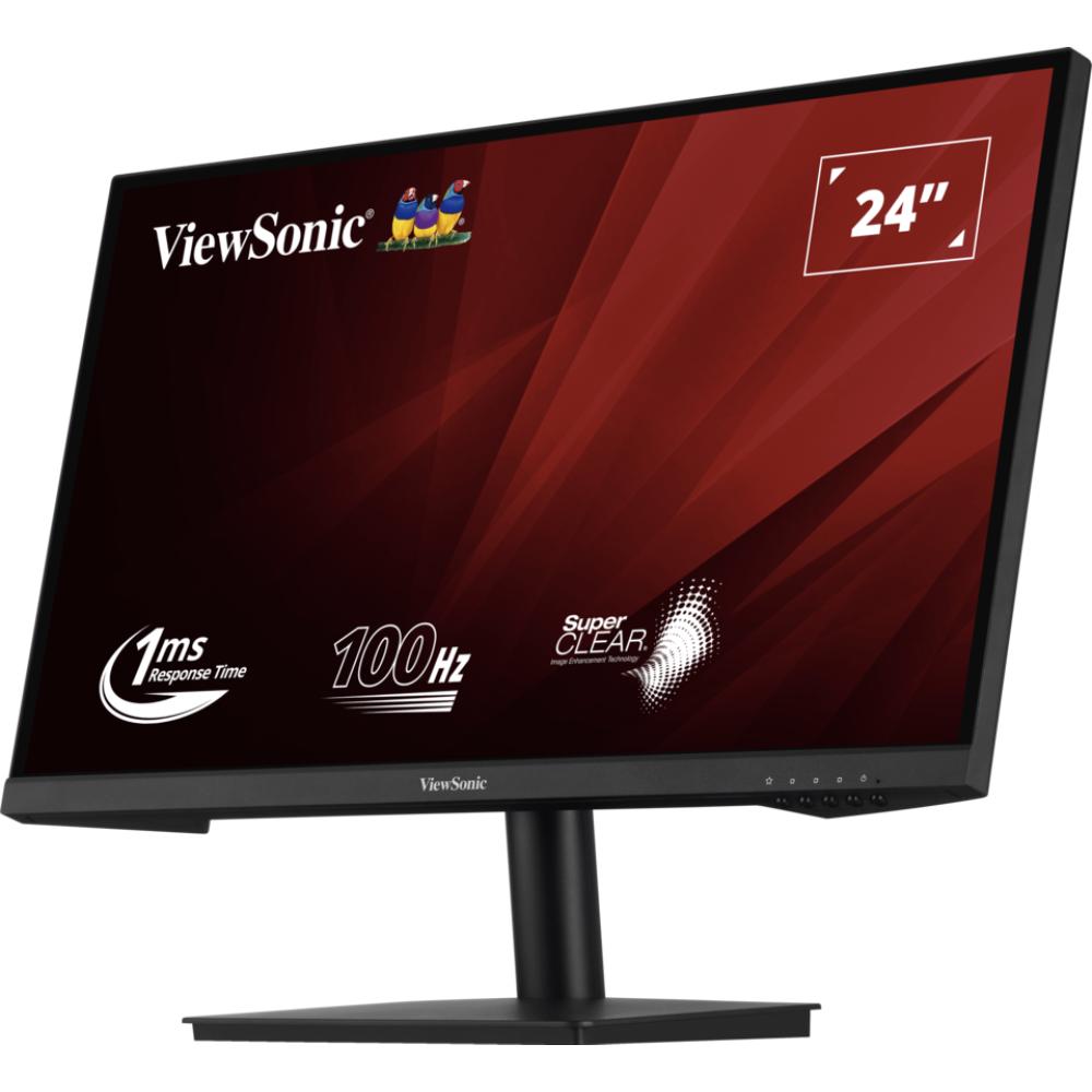 ViewSonic VA2406-MH | 24” Full HD Monitor, 100Hz, 1ms, SuperClear® VA | HDMI & VGA, Dual Speakers
