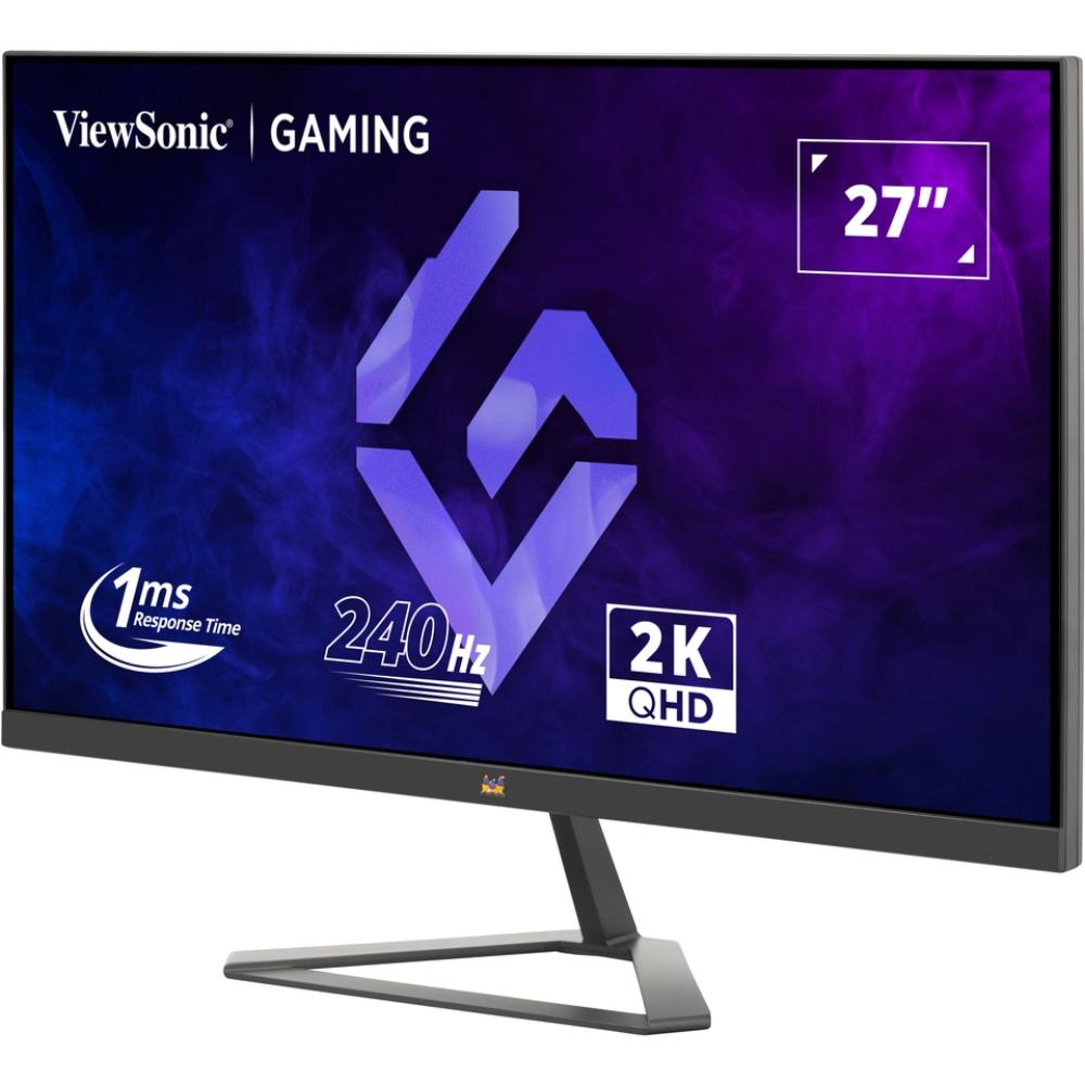 ViewSonic VX2758A-2K-PRO-3 | 27” 2K QHD Gaming Monitor, 240Hz, 1ms, HDR10, FreeSync Premium, G-Sync, IPS Panel