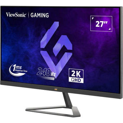 ViewSonic VX2758A-2K-PRO-3 | 27” 2K QHD Gaming Monitor, 240Hz, 1ms, HDR10, FreeSync Premium, G-Sync, IPS Panel