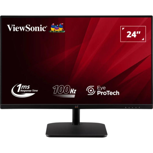 ViewSonic VA2432-H-2 | 24" Full HD IPS Monitor | 100Hz | 1ms MPRT | HDMI & VGA | Eye ProTech