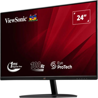 ViewSonic VA2432-H-2 | 24" Full HD IPS Monitor | 100Hz | 1ms MPRT | HDMI & VGA | Eye ProTech