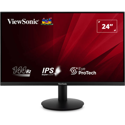 ViewSonic VA24G1-H | 24" FHD IPS Gaming Monitor, 144Hz, 1ms, Eye ProTech+, Adaptive Sync, HDMI + VGA