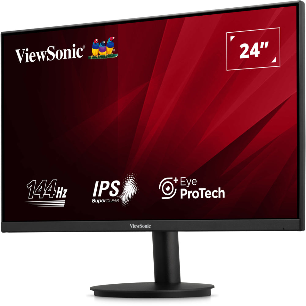 ViewSonic VA24G1-H | 24" FHD IPS Gaming Monitor, 144Hz, 1ms, Eye ProTech+, Adaptive Sync, HDMI + VGA