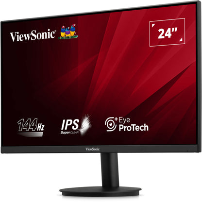 ViewSonic VA24G1-H | 24" FHD IPS Gaming Monitor, 144Hz, 1ms, Eye ProTech+, Adaptive Sync, HDMI + VGA