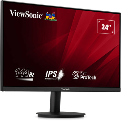 ViewSonic VA24G1-H | 24" FHD IPS Gaming Monitor, 144Hz, 1ms, Eye ProTech+, Adaptive Sync, HDMI + VGA