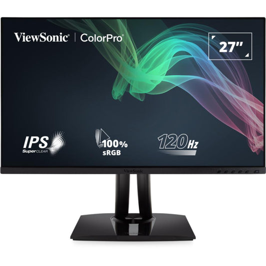 ViewSonic VP2756A-2K 27" 2K QHD Professional Monitor | 120Hz IPS | Pantone Validated | 100% sRGB | Delta E<2 | 90W USB-C