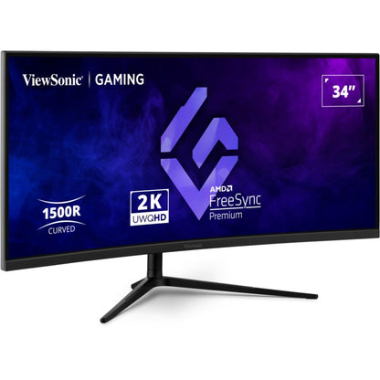 ViewSonic VX3418C-2K | 34” UWQHD 180Hz Curved Gaming Monitor