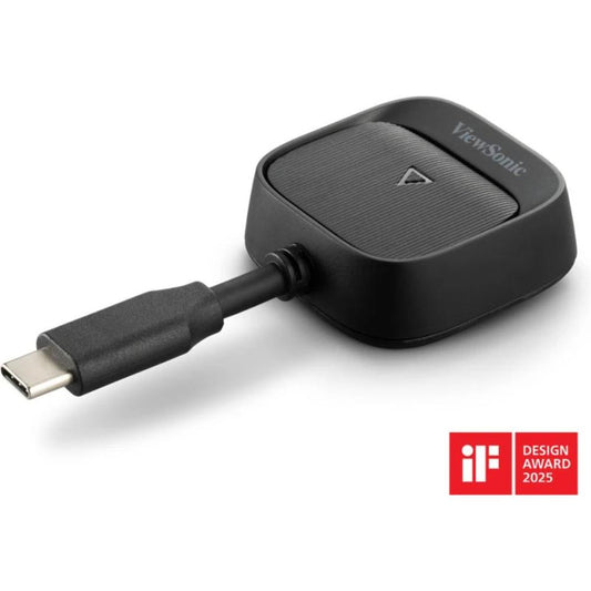 ViewSonic ViewShare WPD-900 | Wireless Screen Casting Kit with 1080p, Peer-to-Peer Connection, and USB-C Pass-Through Charging