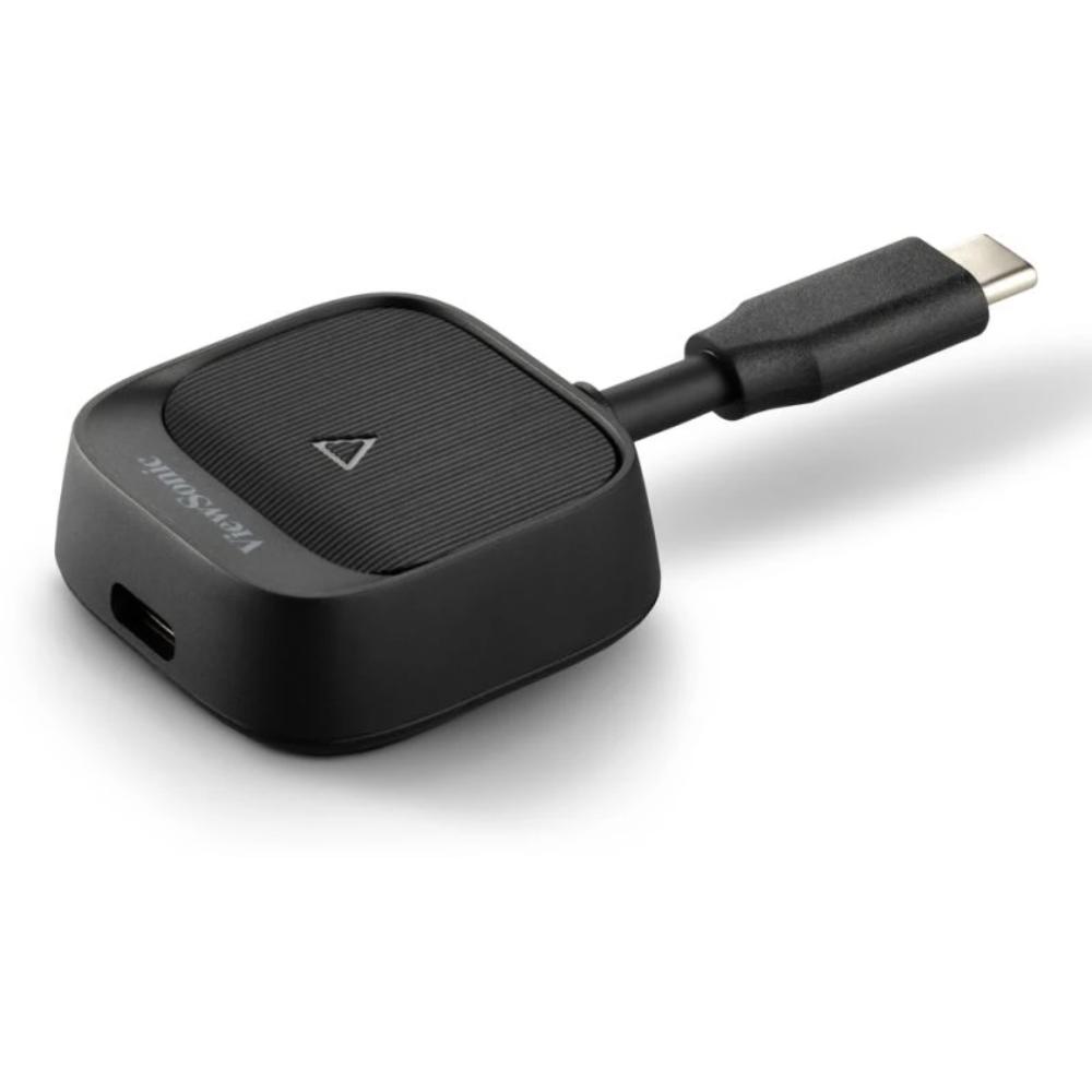 ViewSonic ViewShare WPD-900 | Wireless Screen Casting Kit with 1080p, Peer-to-Peer Connection, and USB-C Pass-Through Charging