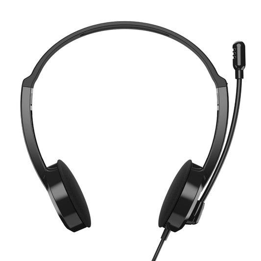 Rapoo H101 Wired Stereo Headset | 3.5mm Jack, Noise-Reducing Mic, Lightweight, On-Ear Comfort