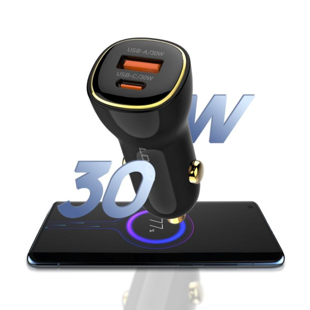 LDNIO C103 30W Type-C Charger | USB-A to USB-C Cable, PD Fast Charging, US Plug, Compact Wall Adapter