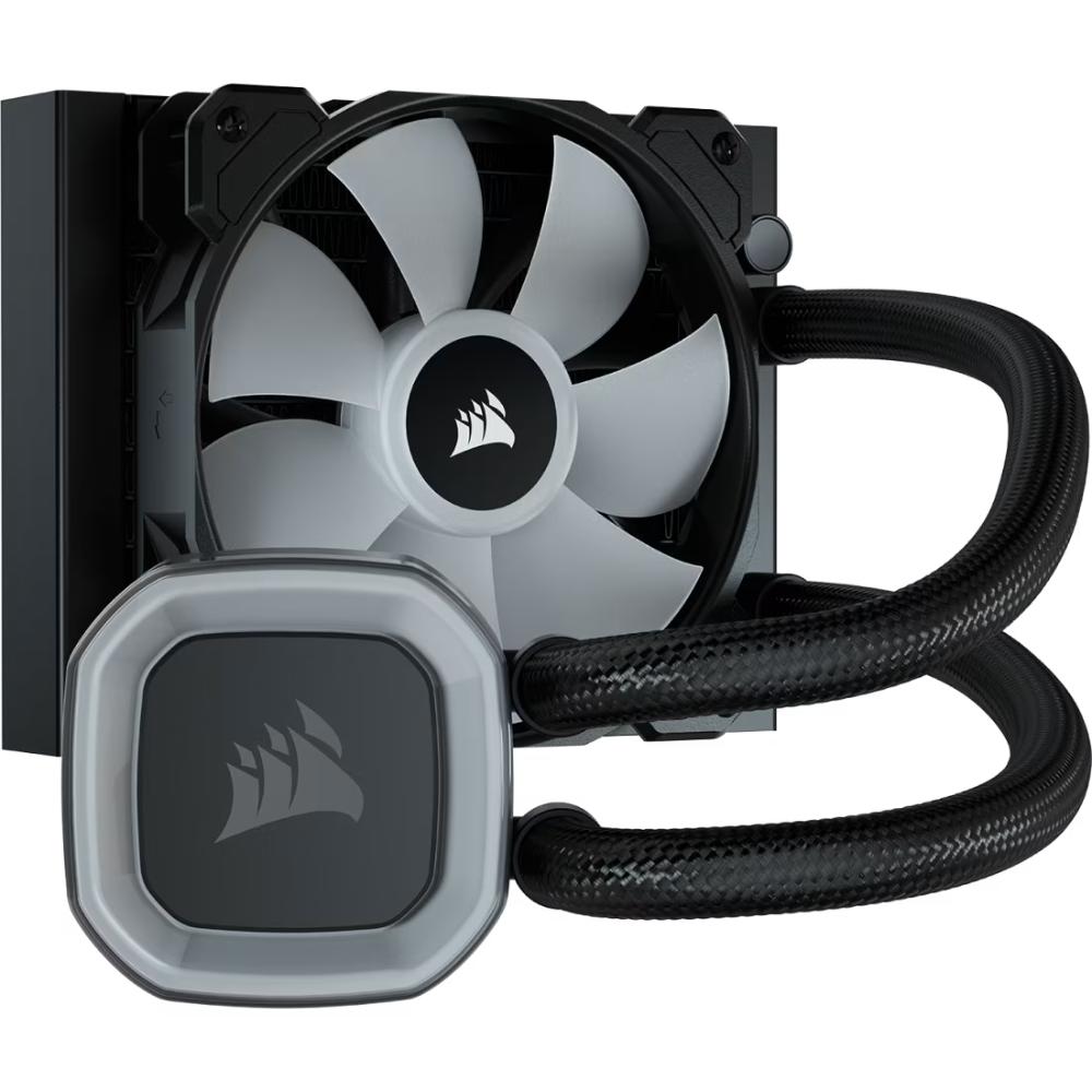 Corsair H55 RGB | 120mm Liquid CPU Cooler (SP120 RGB Elite, ARGB, Copper Cold Plate)